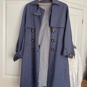 Blue Jazzevar Trenchcoat